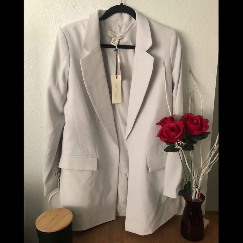 Rachel Zoe White Blazer Sz Medium